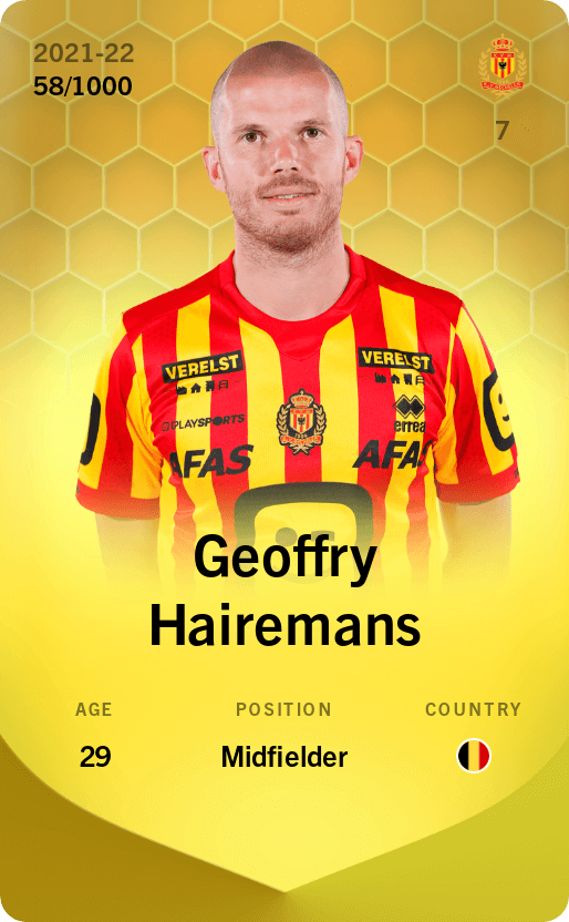 Geoffry Hairemans 2021-22 • Limited 58/1000