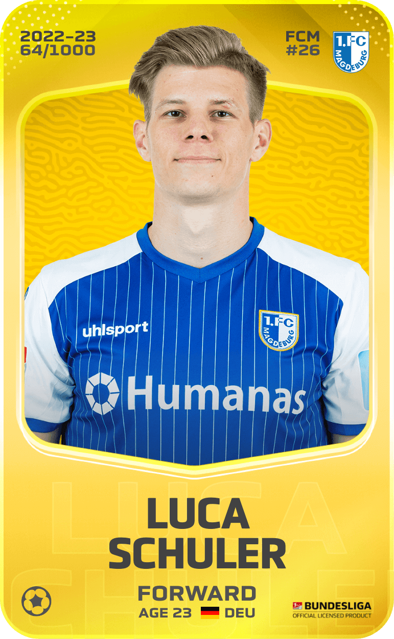 Luca Schuler 2022-23 • Limited 64/1000