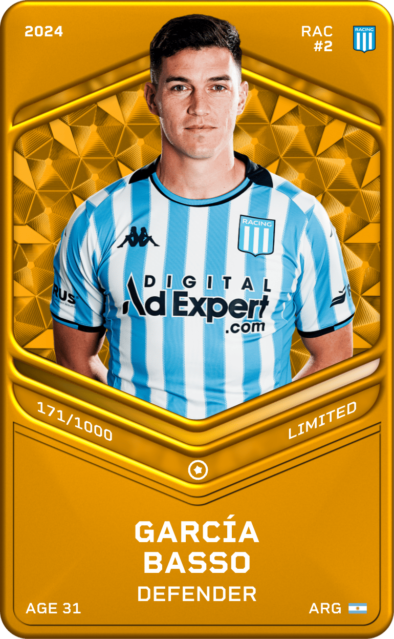 Agustín García 2024-25 • Limited 171/1000