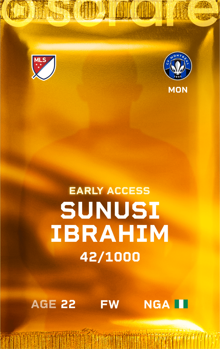 Sunusi Ibrahim 2025-26 • Limited 42/1000