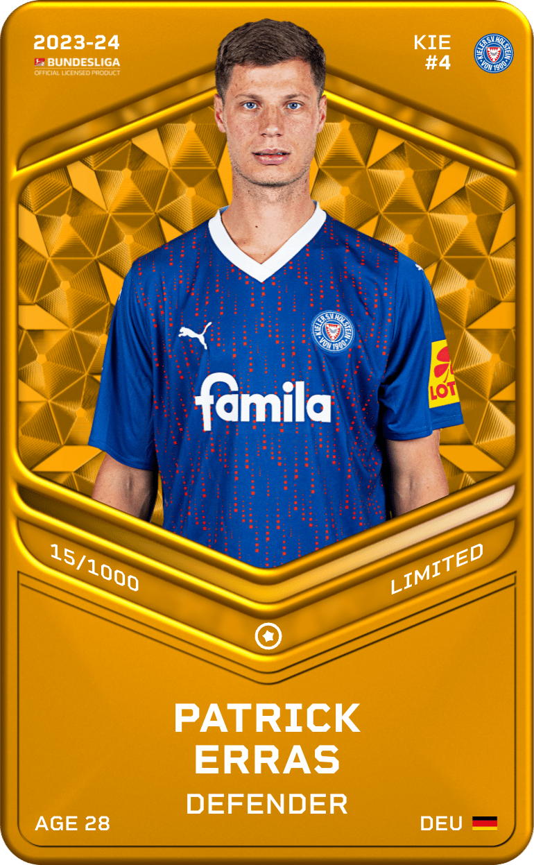 Patrick Erras 2023-24 • Limited 15/1000