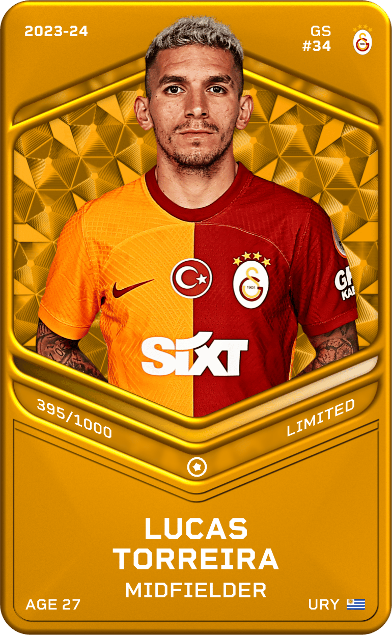Lucas Torreira 2023-24 • Limited 395/1000