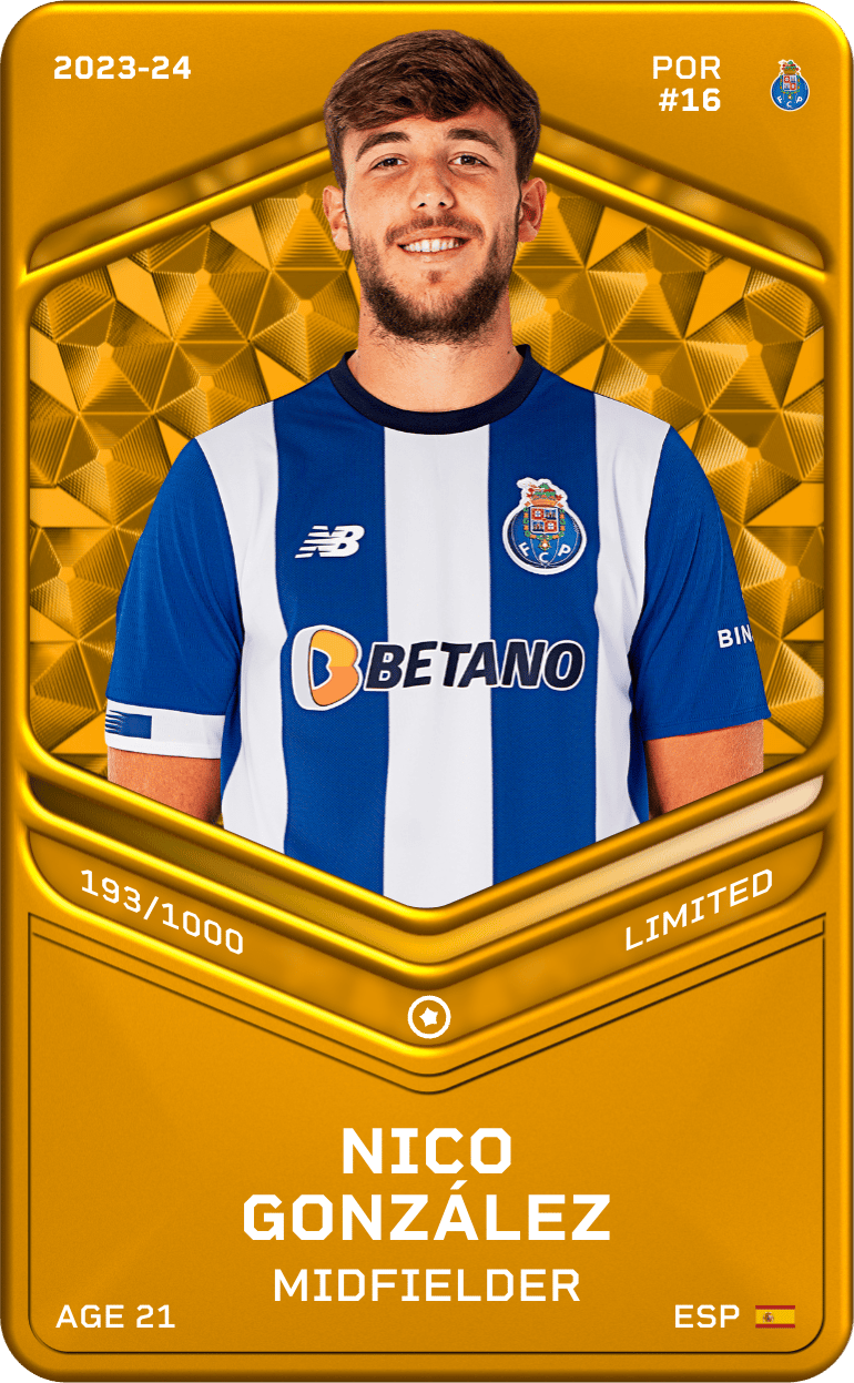 Nico González 2023-24 • Limited 193/1000