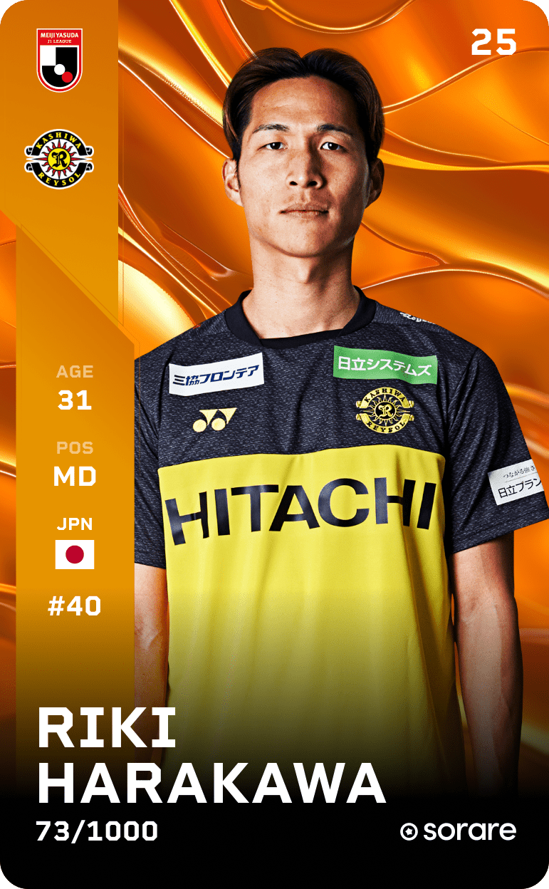Riki Harakawa 2025-26 • Limited 73/1000