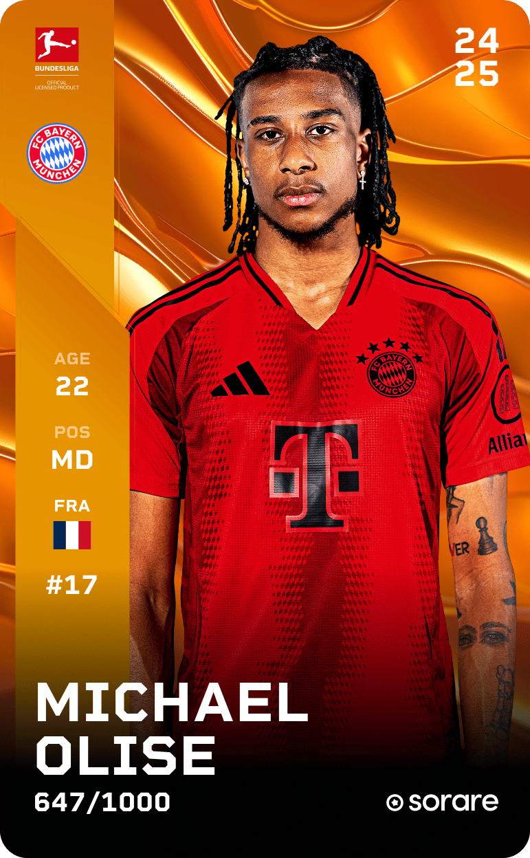 Michael Olise 2024-25 • Limited 647/1000