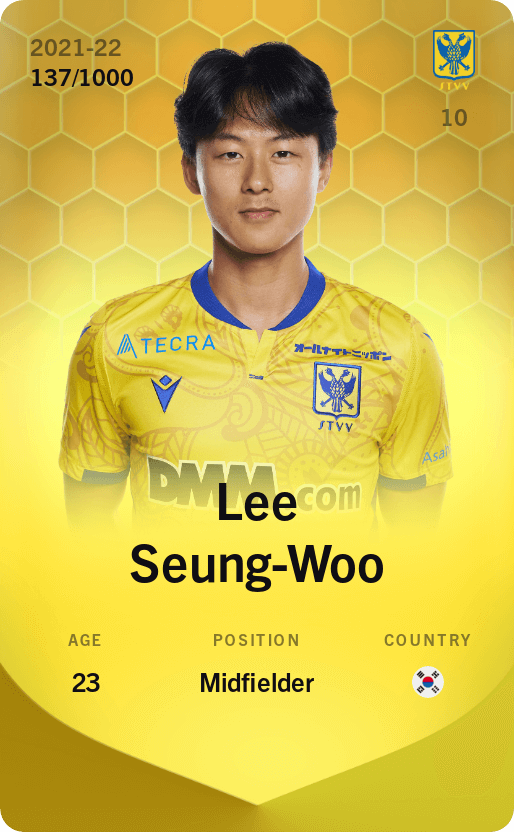 Lee Seung-Woo 2021-22 • Limited 137/1000