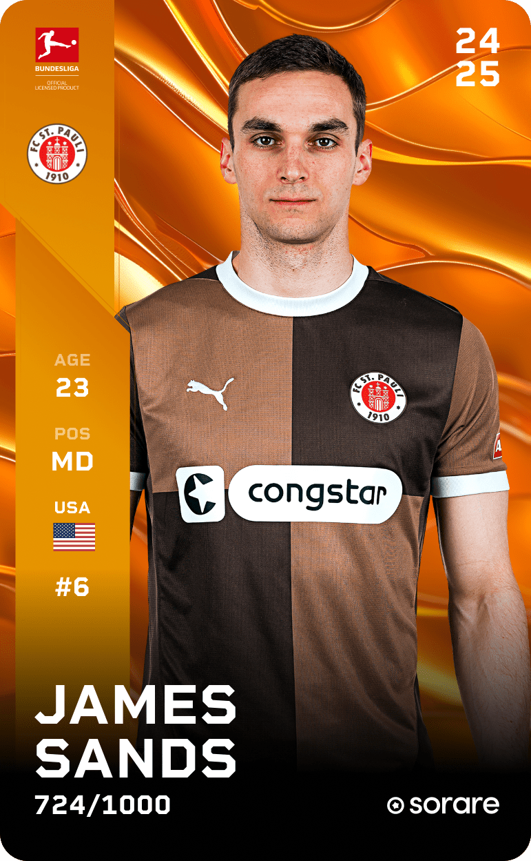 James Sands 2024-25 • Limited 724/1000