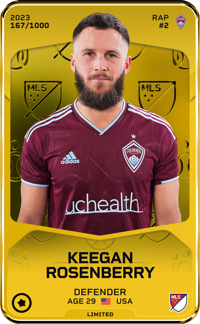 Keegan Rosenberry 2023-24 • Limited 167/1000