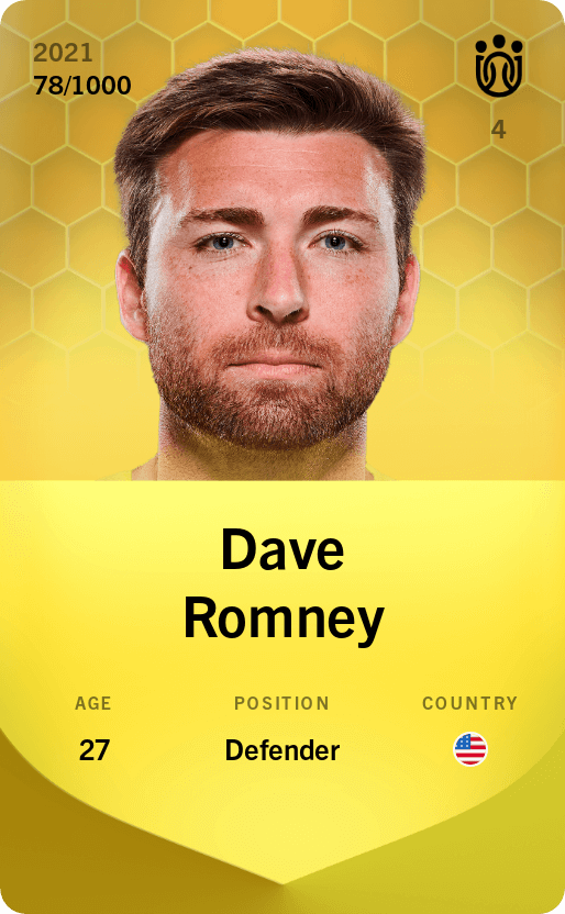 Dave Romney 2021-22 • Limited 78/1000