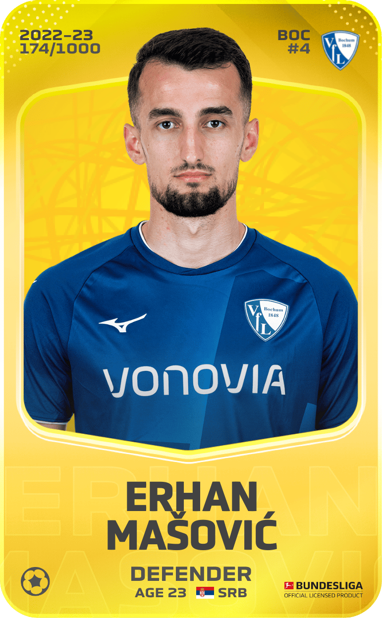 Erhan Mašović 2022-23 • Limited 174/1000