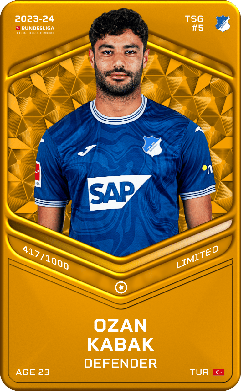 Ozan Kabak 2023-24 • Limited 417/1000