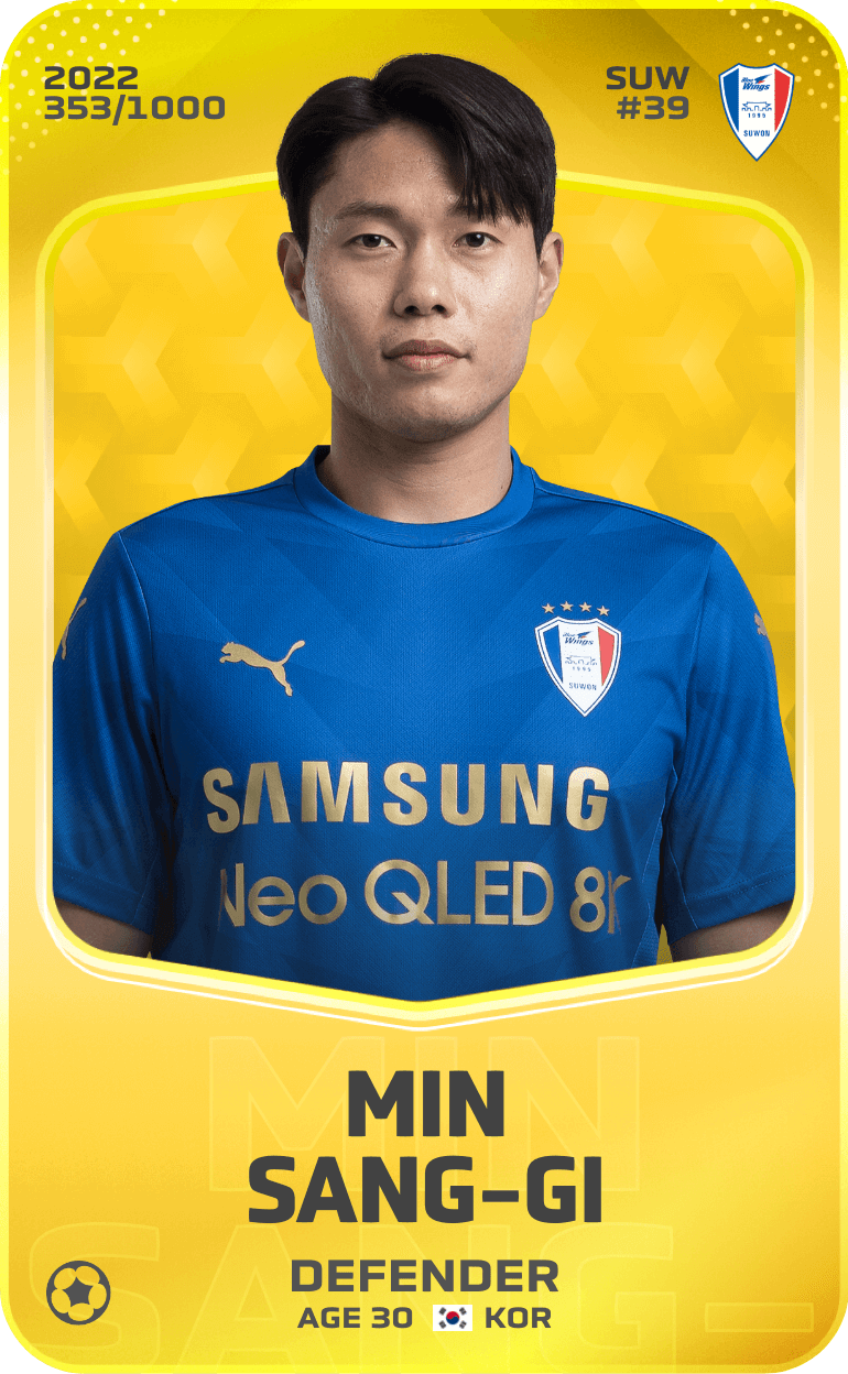 Min Sang-Gi 2022-23 • Limited 353/1000