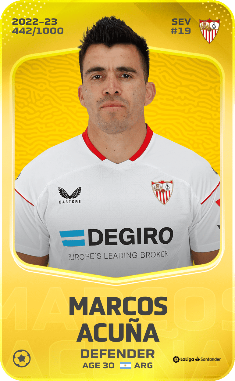 Marcos Acuña 2022-23 • Limited 442/1000