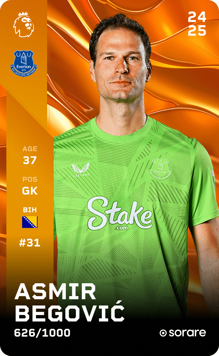 Asmir Begović 2024-25 • Limited 626/1000