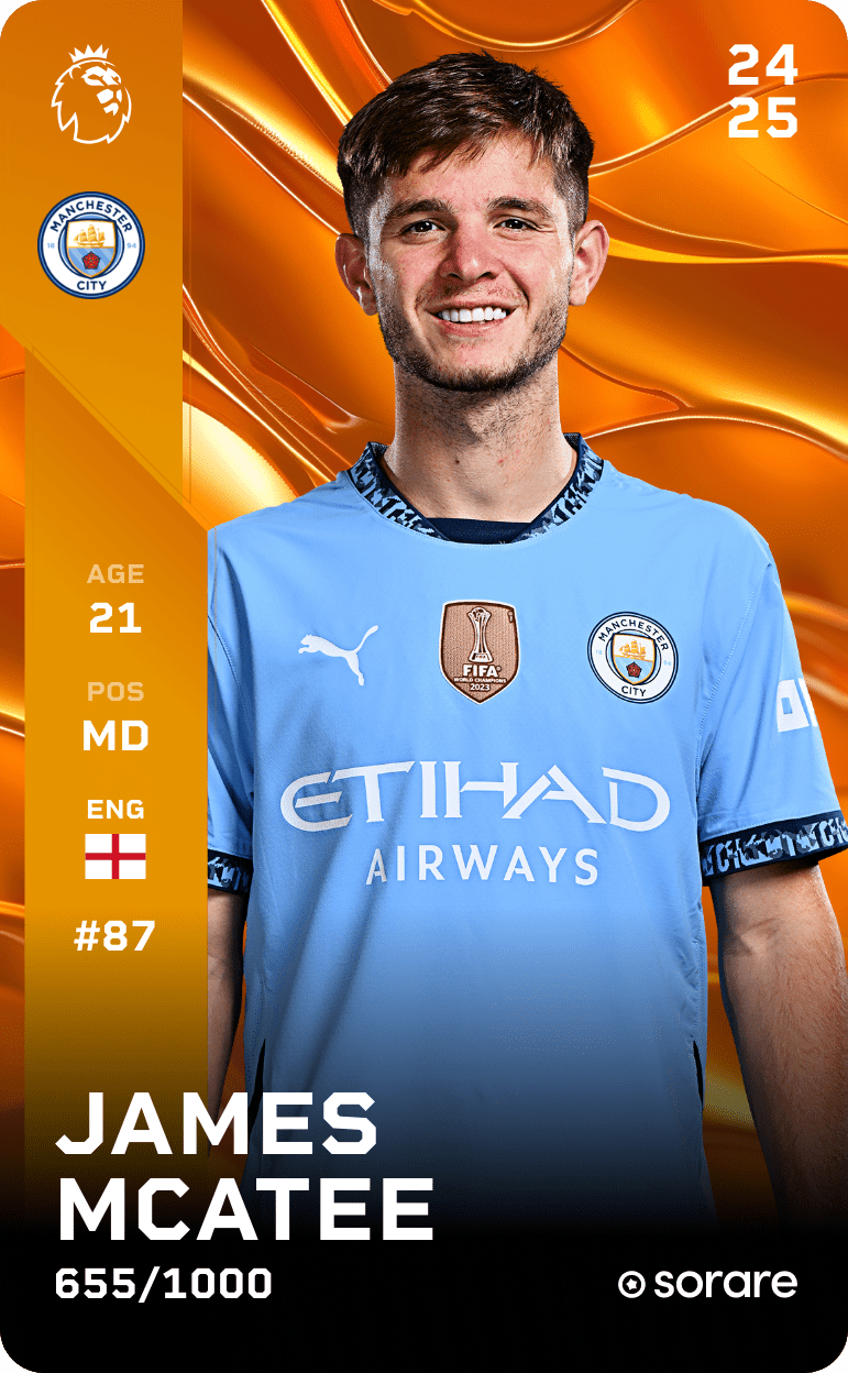 James McAtee 2024-25 • Limited 655/1000