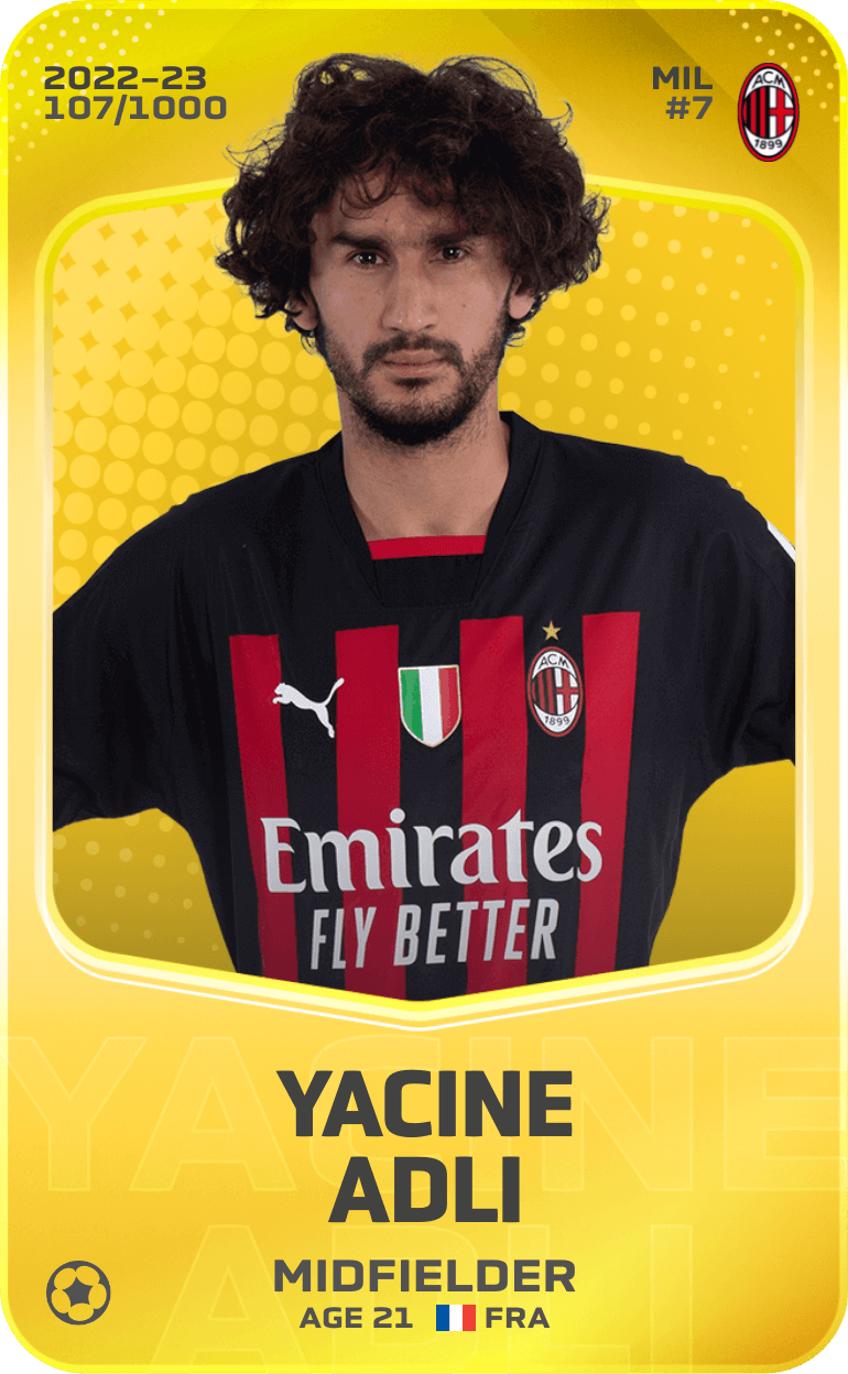 Yacine Adli 2022-23 • Limited 107/1000