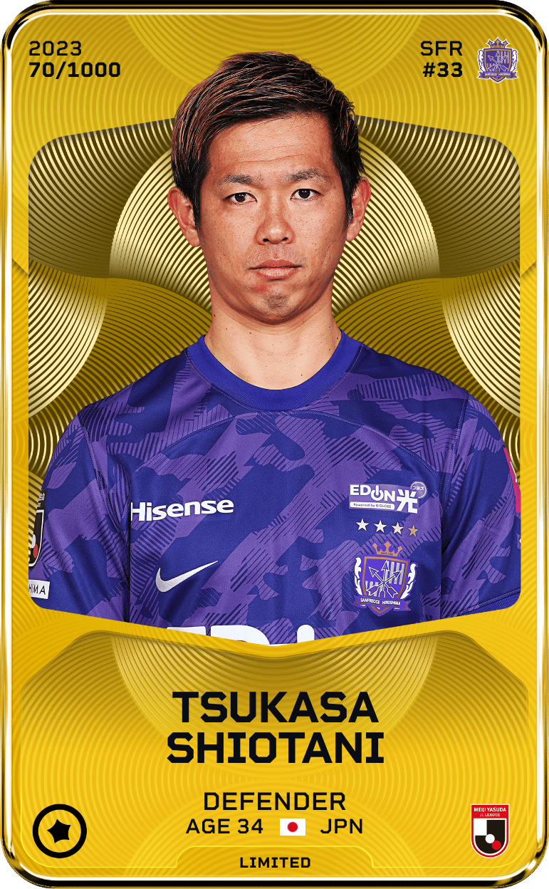 Tsukasa Shiotani 2023-24 • Limited 70/1000