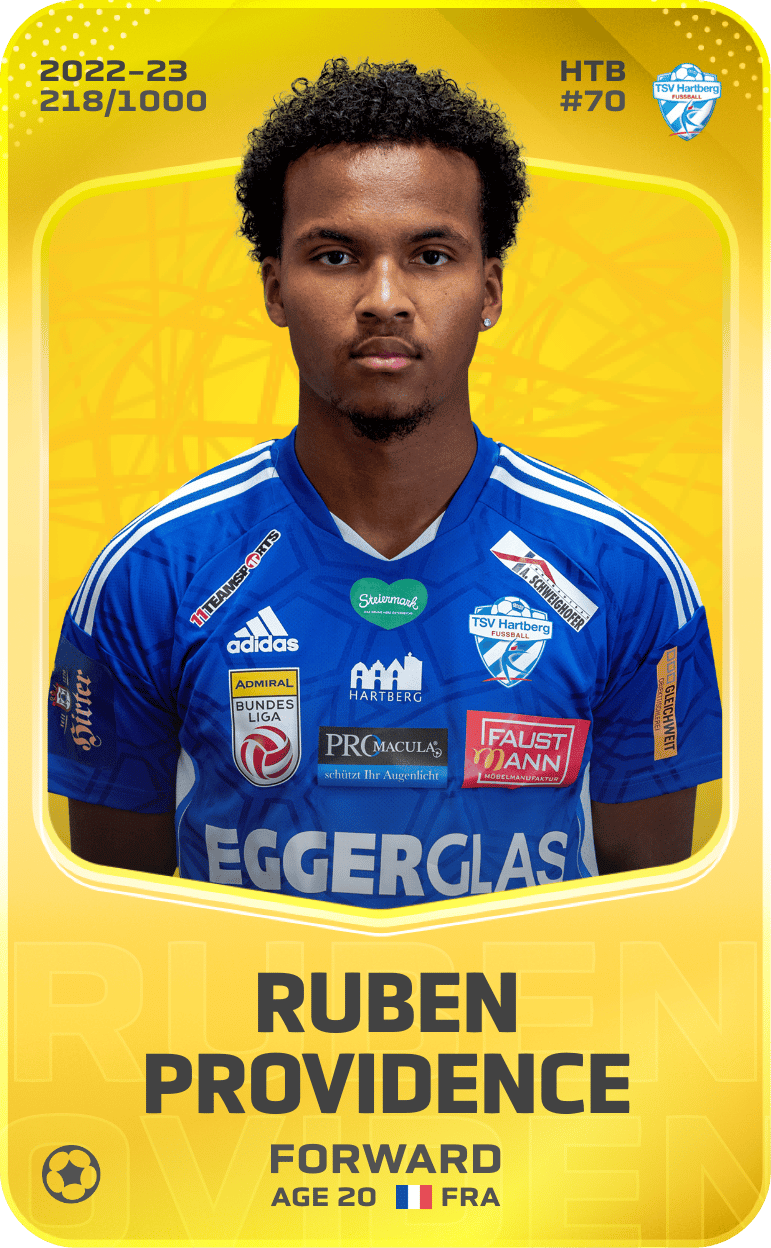 Ruben Providence 2022-23 • Limited 218/1000