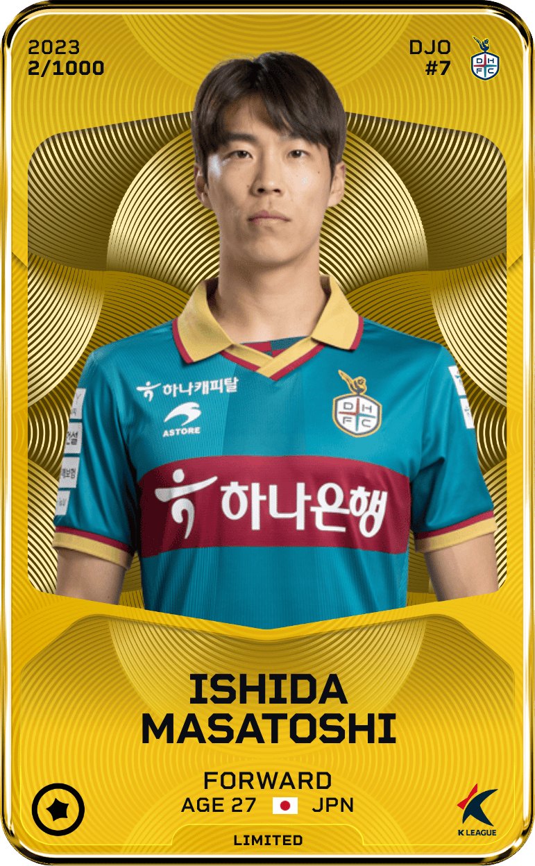 Ishida MASATOSHI 2023-24 • Limited 2/1000