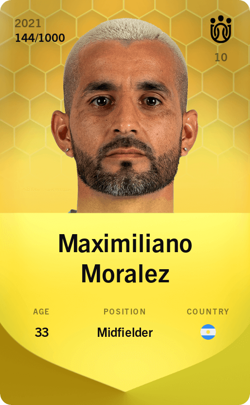 Maximiliano Moralez 2021-22 • Limited 144/1000