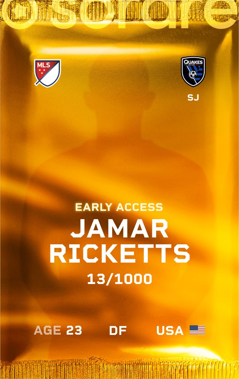 Jamar Ricketts 2025-26 • Limited 13/1000