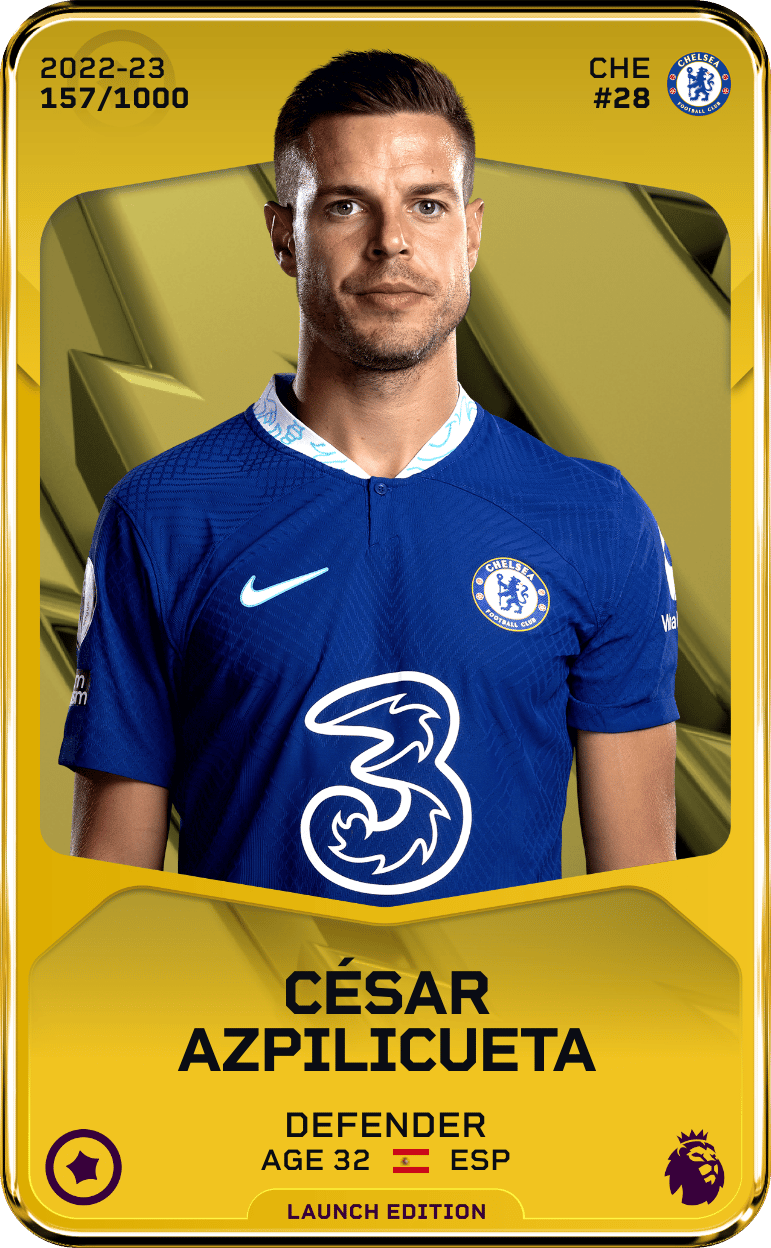 César Azpilicueta 2022-23 • Limited 157/1000