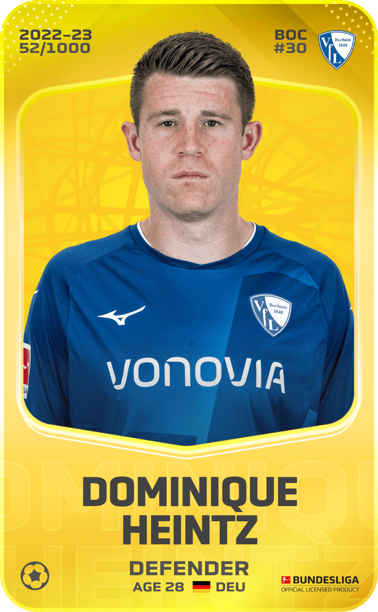 Dominique Heintz 2022-23 • Limited 52/1000