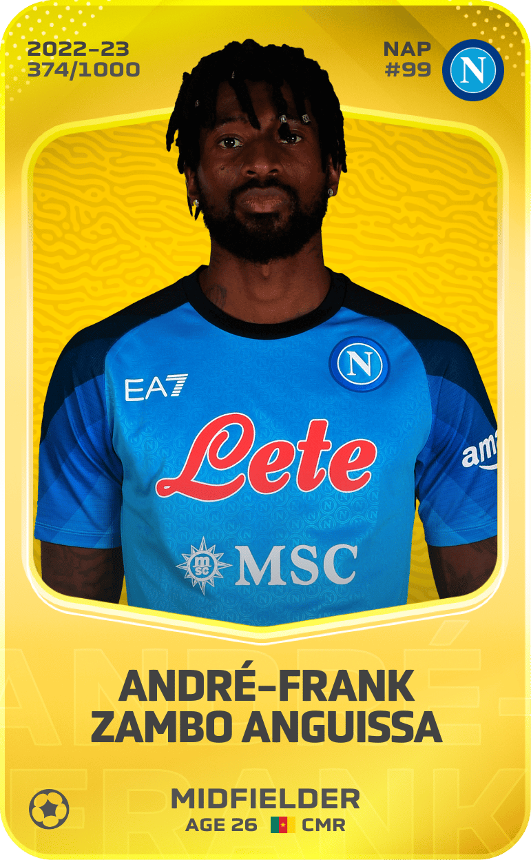 André-Frank Zambo Anguissa 2022-23 • Limited 374/1000