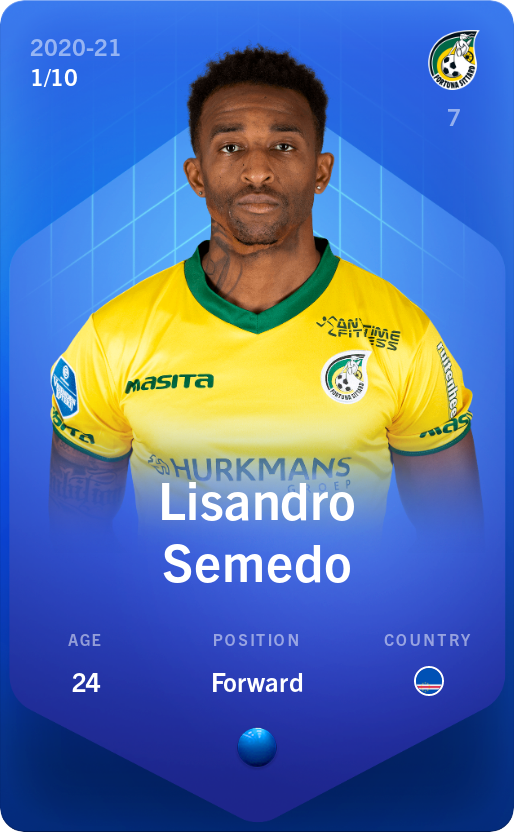 Sorare - Sorare Official - Lisandro Semedo 2020-21 • Super Rare 1/10 - NFT # 16315006045725843159752464702126205610175217472521952575263169430976342750766