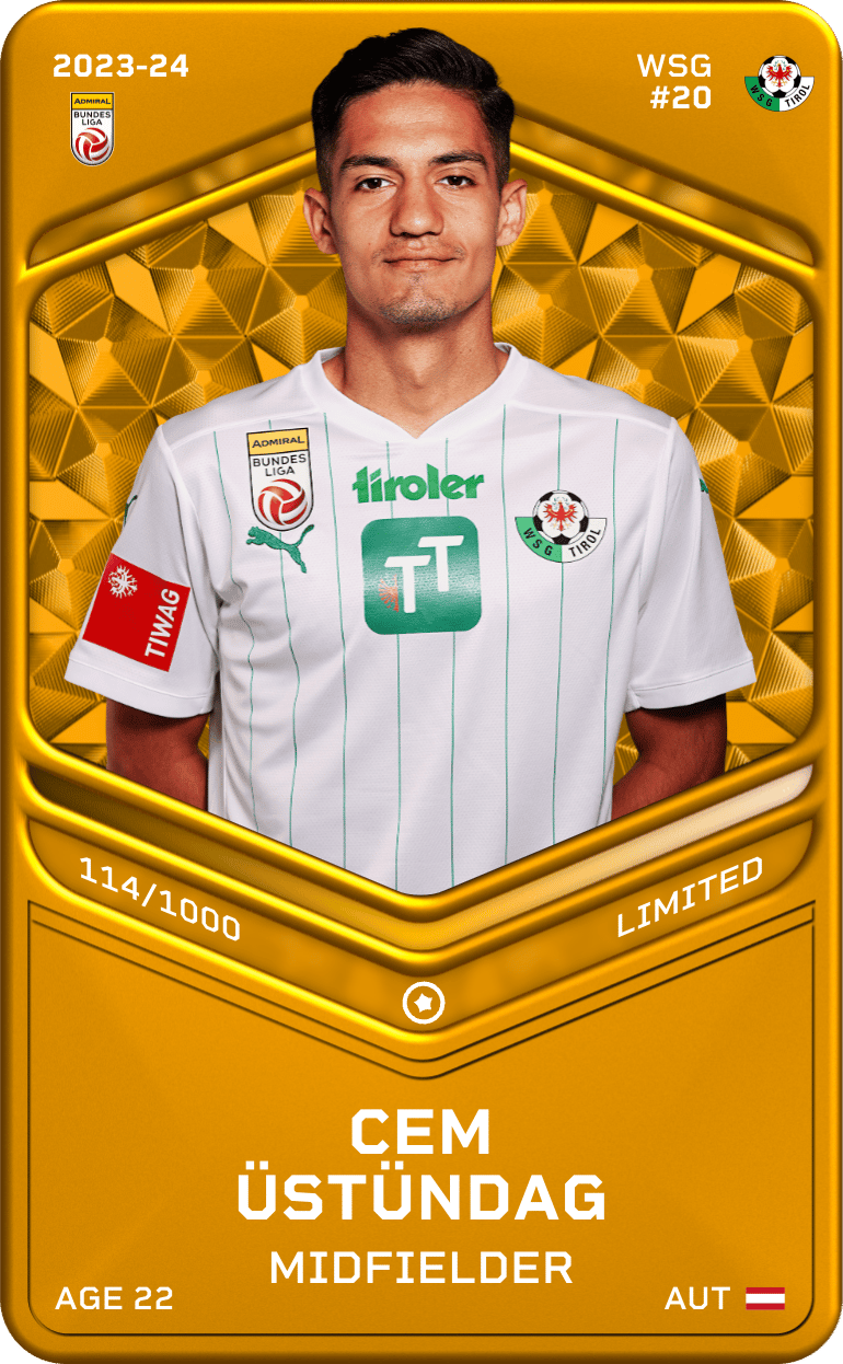 Cem Üstündag 2023-24 • Limited 114/1000