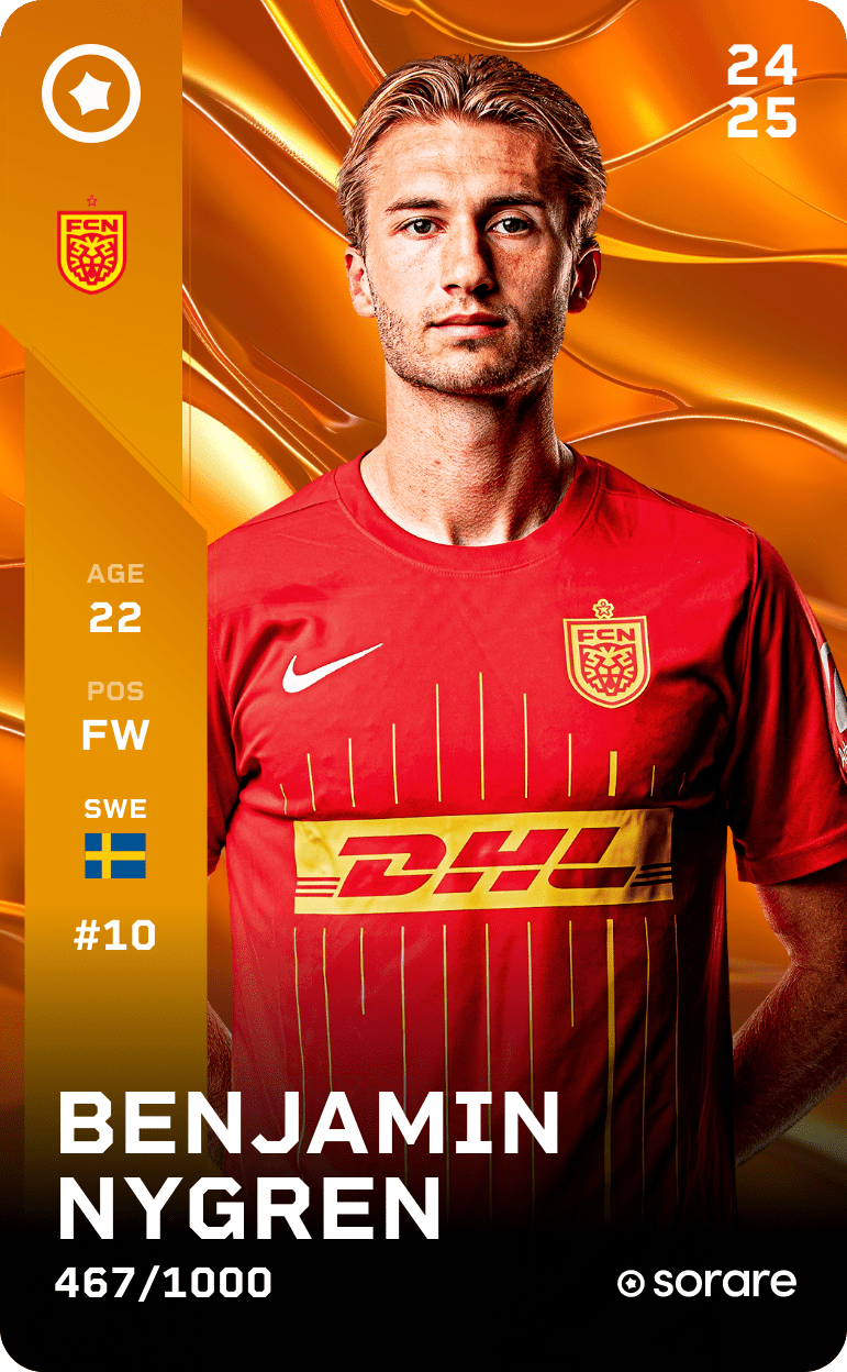 Benjamin Nygren 2024-25 • Limited 467/1000