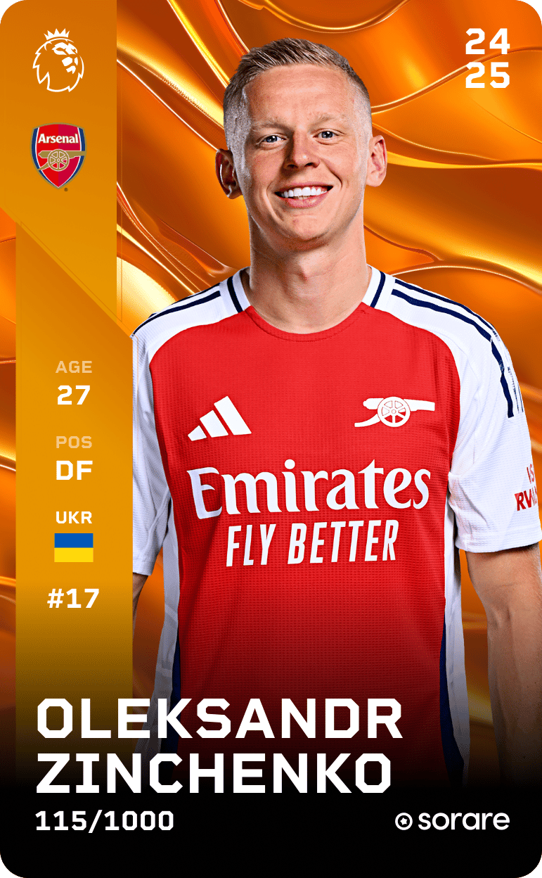 Oleksandr Zinchenko 2024-25 • Limited 115/1000