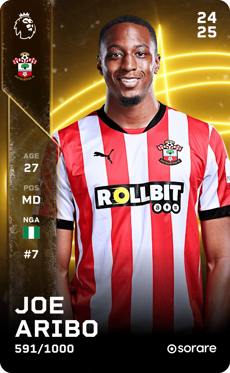 Joe Aribo 2024-25 • Limited 591/1000