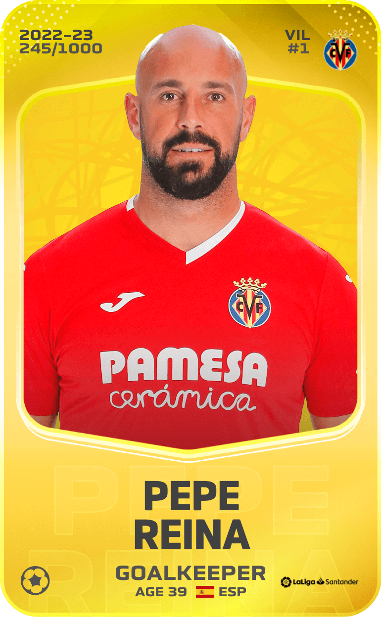 Pepe Reina 2022-23 • Limited 245/1000