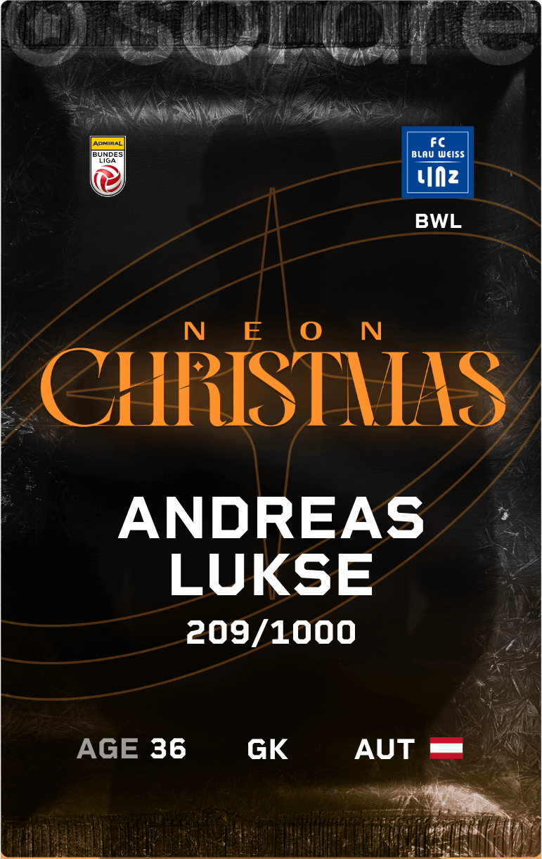 Andreas Lukse 2024-25 • Limited 209/1000