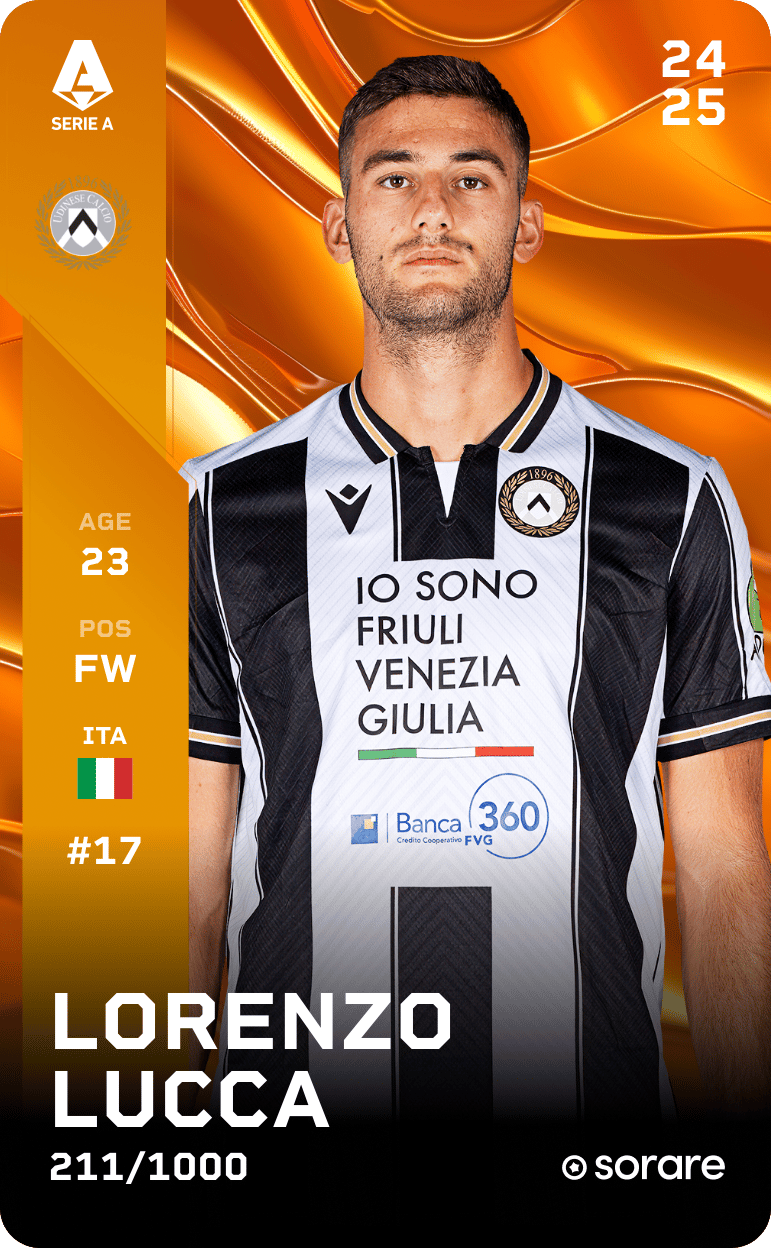 Lorenzo Lucca 2024-25 • Limited 211/1000