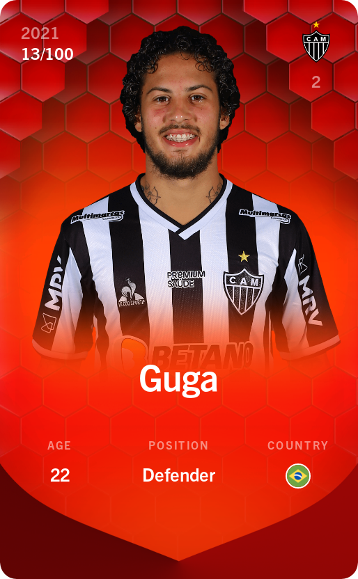 Sorare - Sorare Official - Guga 2021-22 • Rare 13/100 - NFT # 41689719382426320530999282429750643628095327806656858613484382304750374981418