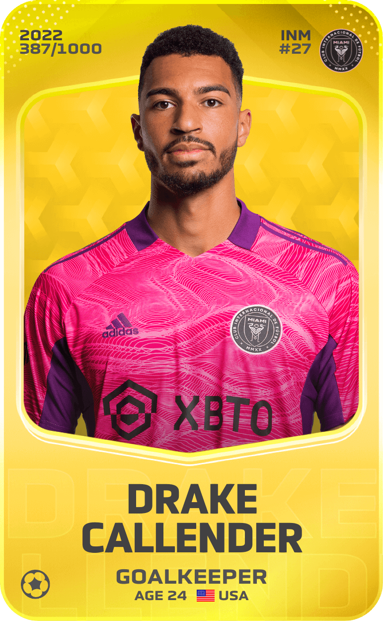 Drake Callender 2022-23 • Limited 387/1000
