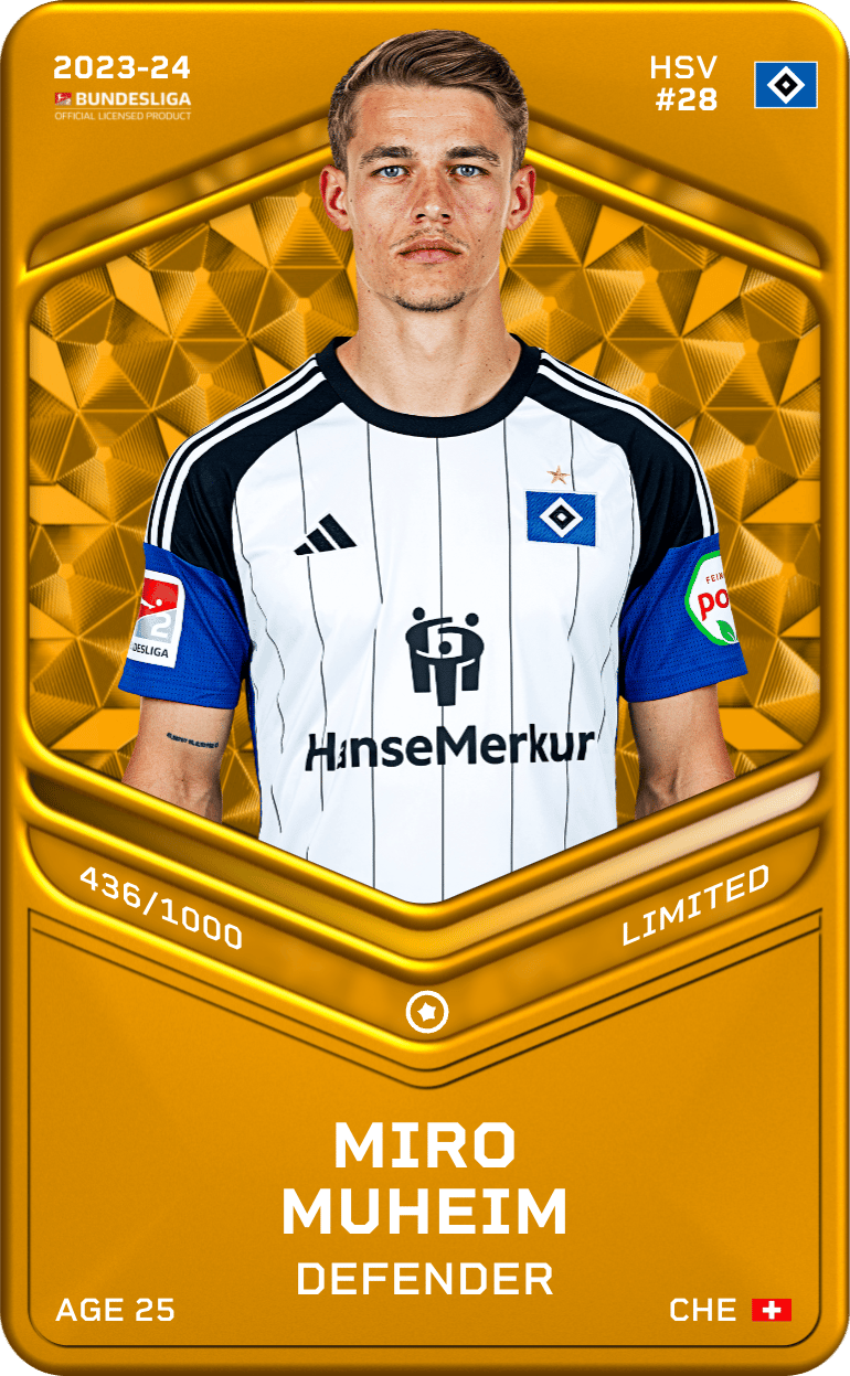 Miro Muheim 2023-24 • Limited 436/1000
