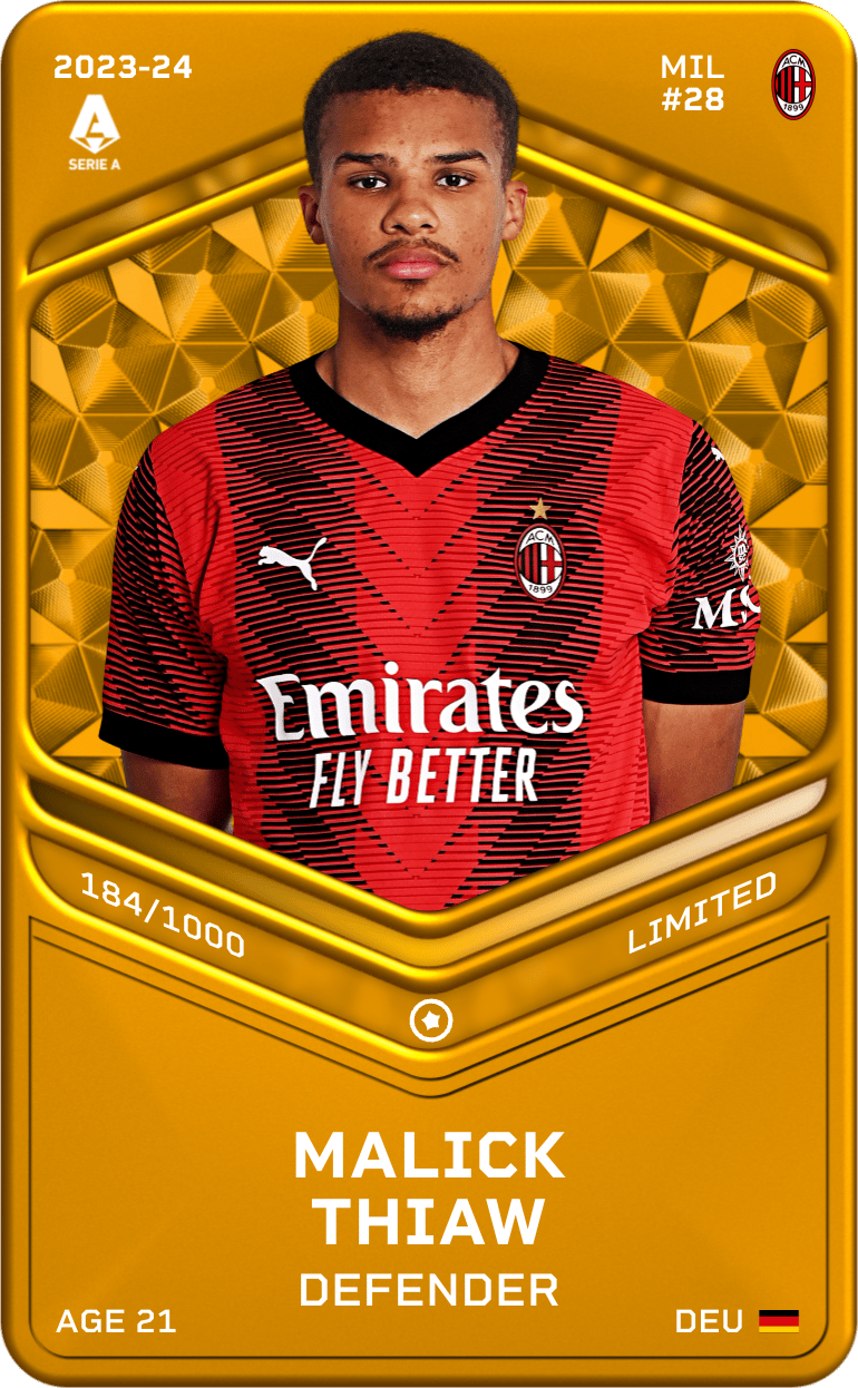 Malick Thiaw 2023-24 • Limited 184/1000