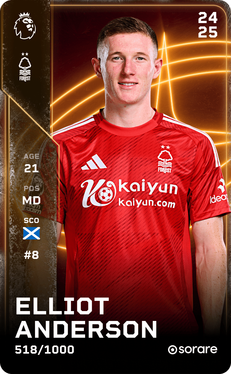 Elliot Anderson 2024-25 • Limited 518/1000