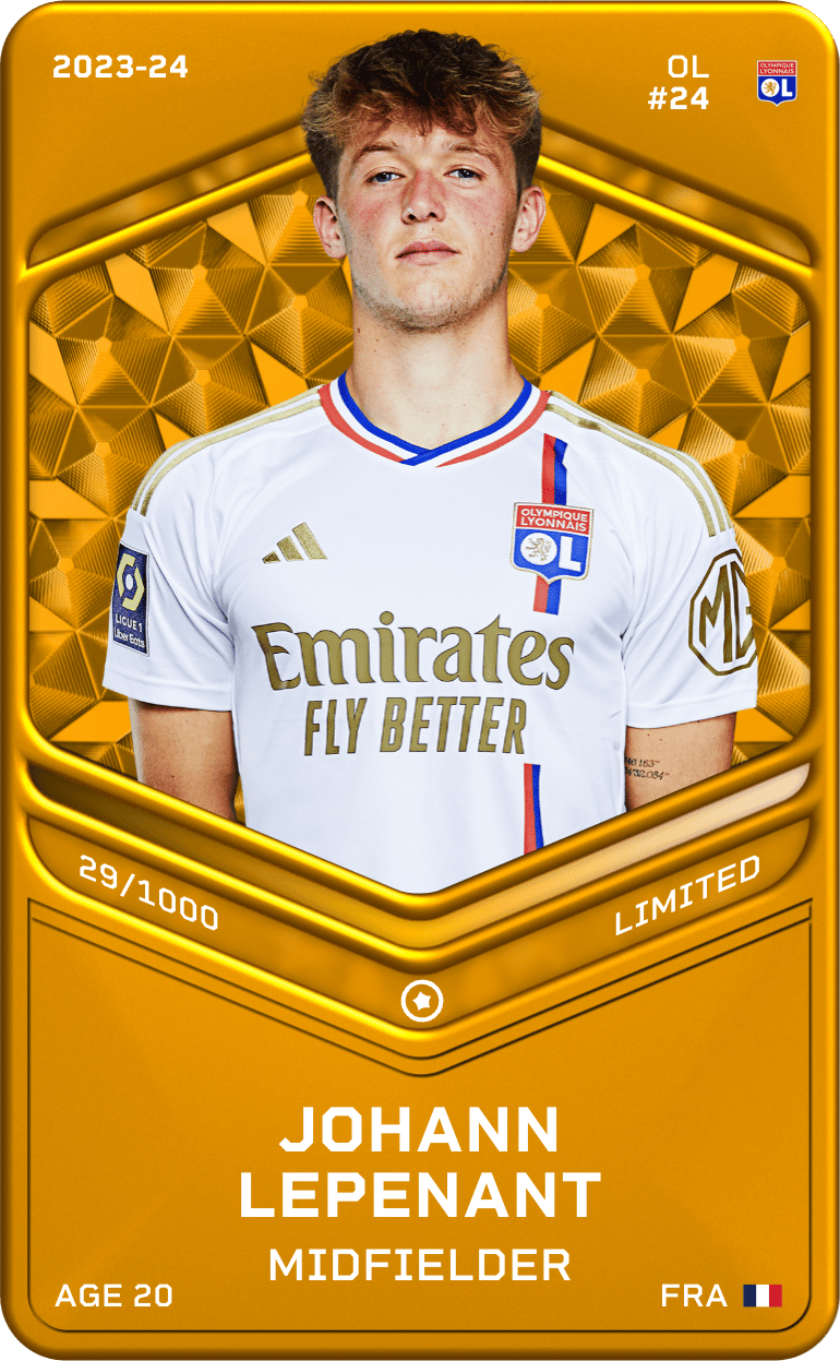 Johann Lepenant 2023-24 • Limited 29/1000
