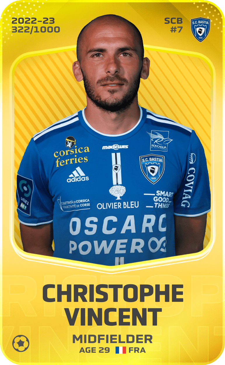 Christophe Vincent 2022-23 • Limited 322/1000