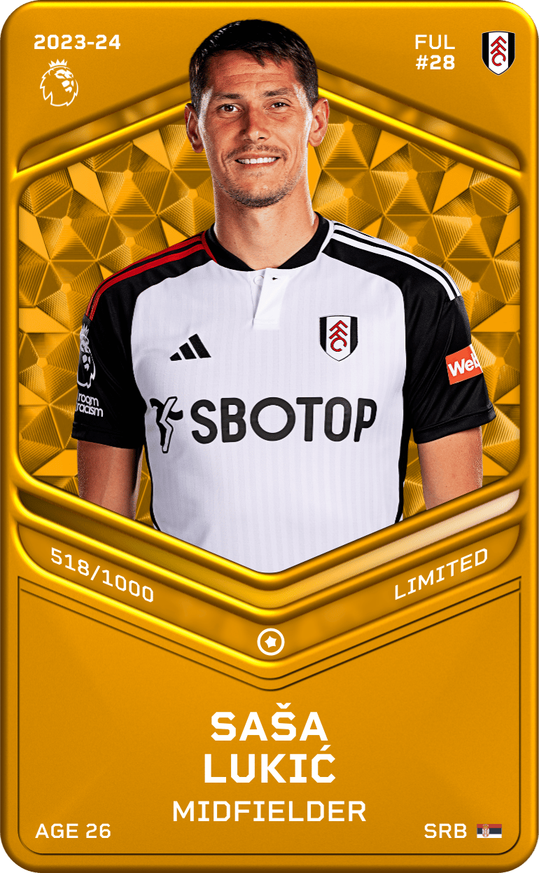 Saša Lukić 2023-24 • Limited 518/1000