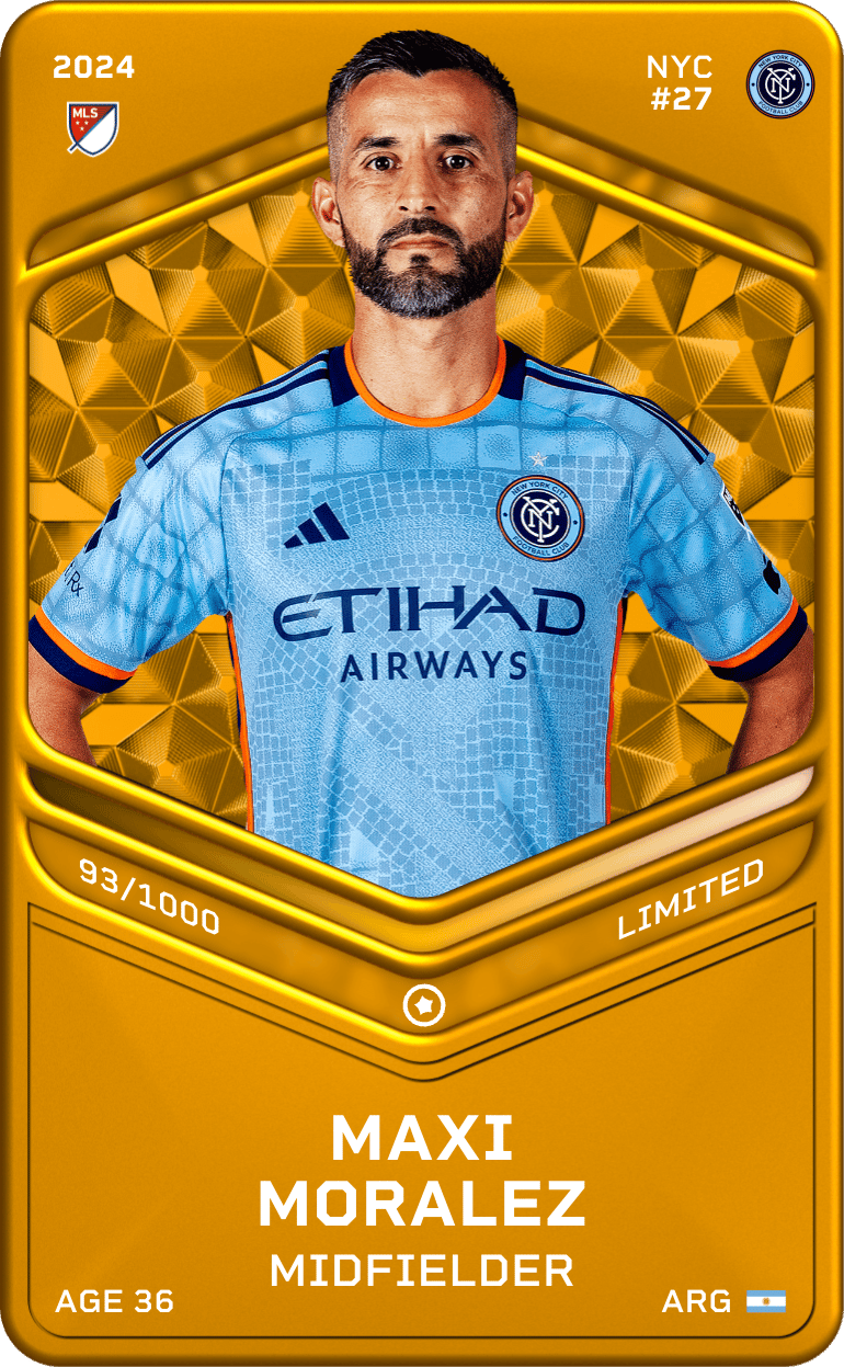Maximiliano Moralez 2024-25 • Limited 93/1000
