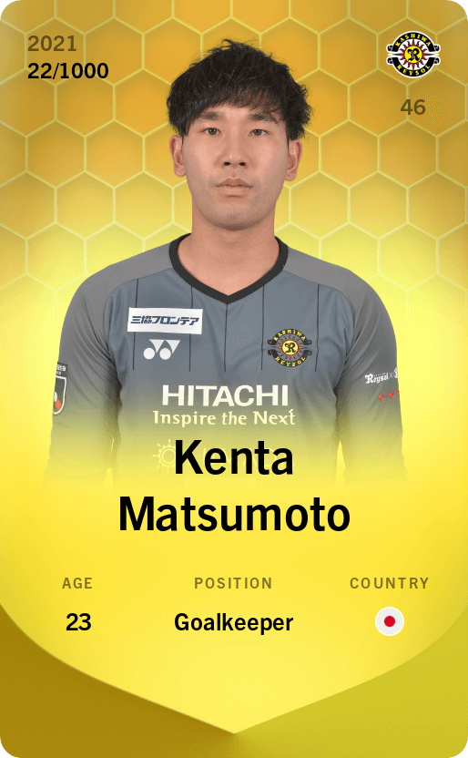 Kenta Matsumoto 2021-22 • Limited 22/1000