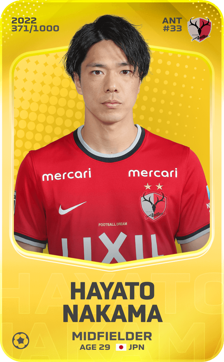 Hayato Nakama 2022-23 • Limited 371/1000
