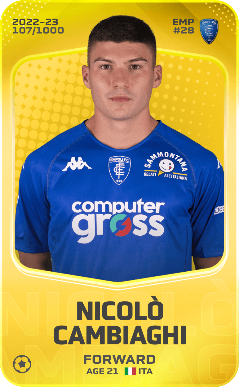 Nicolò Cambiaghi 2022-23 • Limited 107/1000