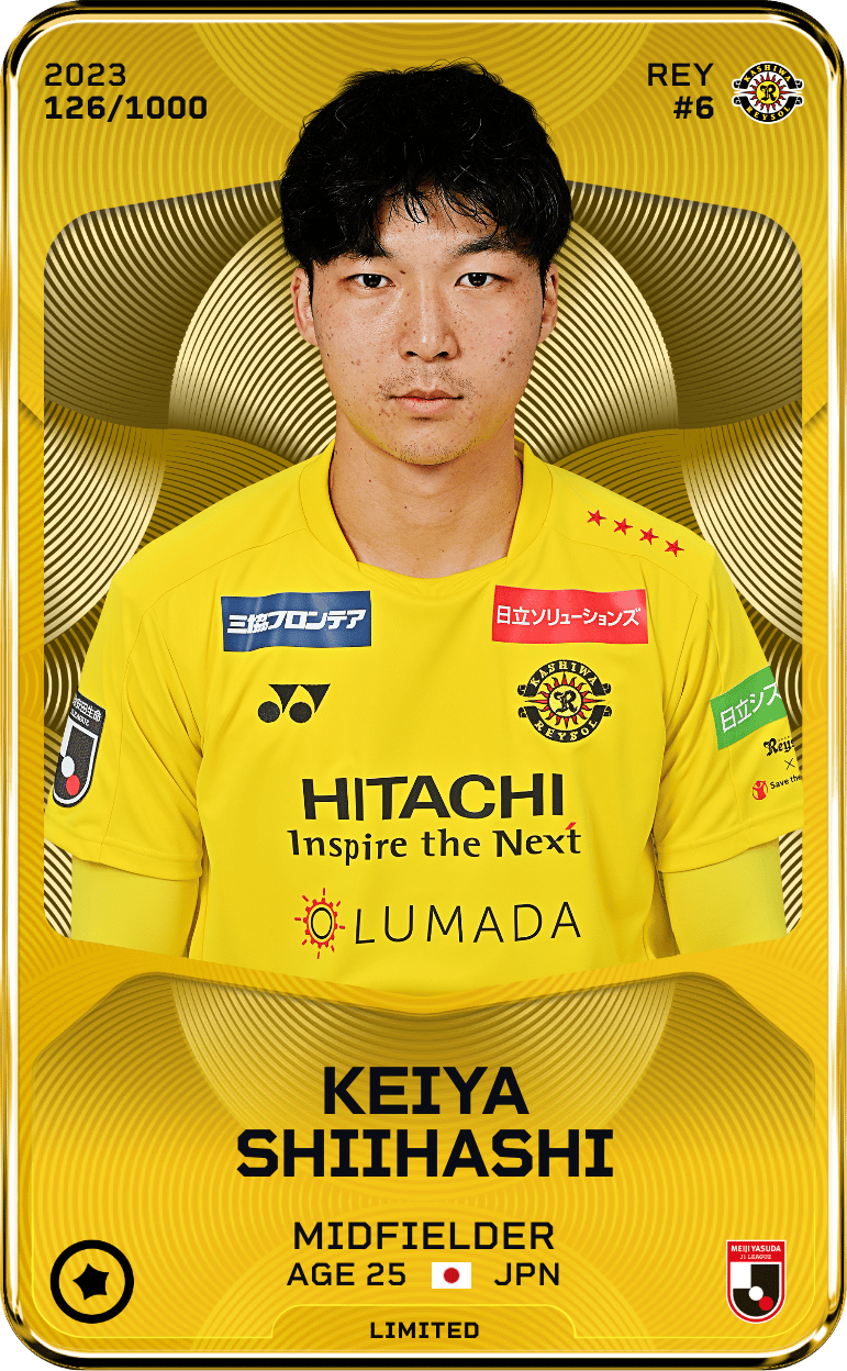 Keiya Shiihashi 2023-24 • Limited 126/1000