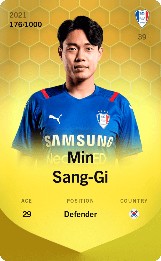 Min Sang-Gi 2021-22 • Limited 176/1000